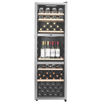 LeCavist 140 Bottle Triple Zone Wine Cabinet Stainless Steel LEK1403ZPVX hero image