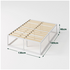 Zinus Double 45cm Joseph Bed Frame Metal Bed Platform Base White AU-MBBFW-18D image NaN