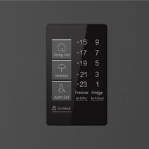 Haier 523L Series 300 Side-by-Side Fridge Non-Plumbed Water Dispenser Black HRF523XHG hero image