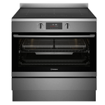 Westinghouse 90cm Induction Pyrolytic Freestanding Cooker with SteamBake Dark Stainless Steel WFEP9757DD hero image