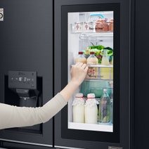 LG 910L InstaView French Door Fridge GF-V910MBSL hero image
