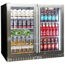 Schmick 257L Under Bench Stainless Steel Glass Fridge SK246-SS hero image
