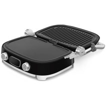 Smeg 50s Style Countertop Multifunctional Grill Black MGF01BLAU hero image
