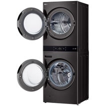 LG WashTower 19/10kg All-In-One Stacked Washer Dryer Black WWT-1910BX hero image