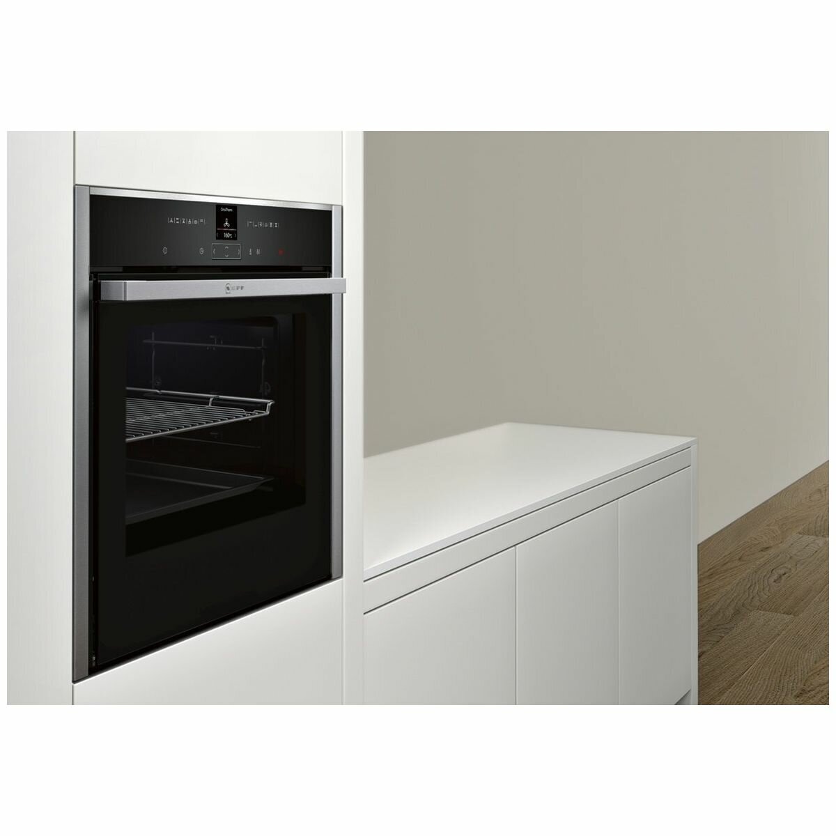NEFF 60cm Induction Cooktop & 60cm Pyrolytic Oven Pack T56TS31N0B57CR22N0B hero image