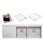 Oliveri PR1112 Professional Series 1 and 3/4 Bowl Left Hand Drainer Topmount Sink hero image