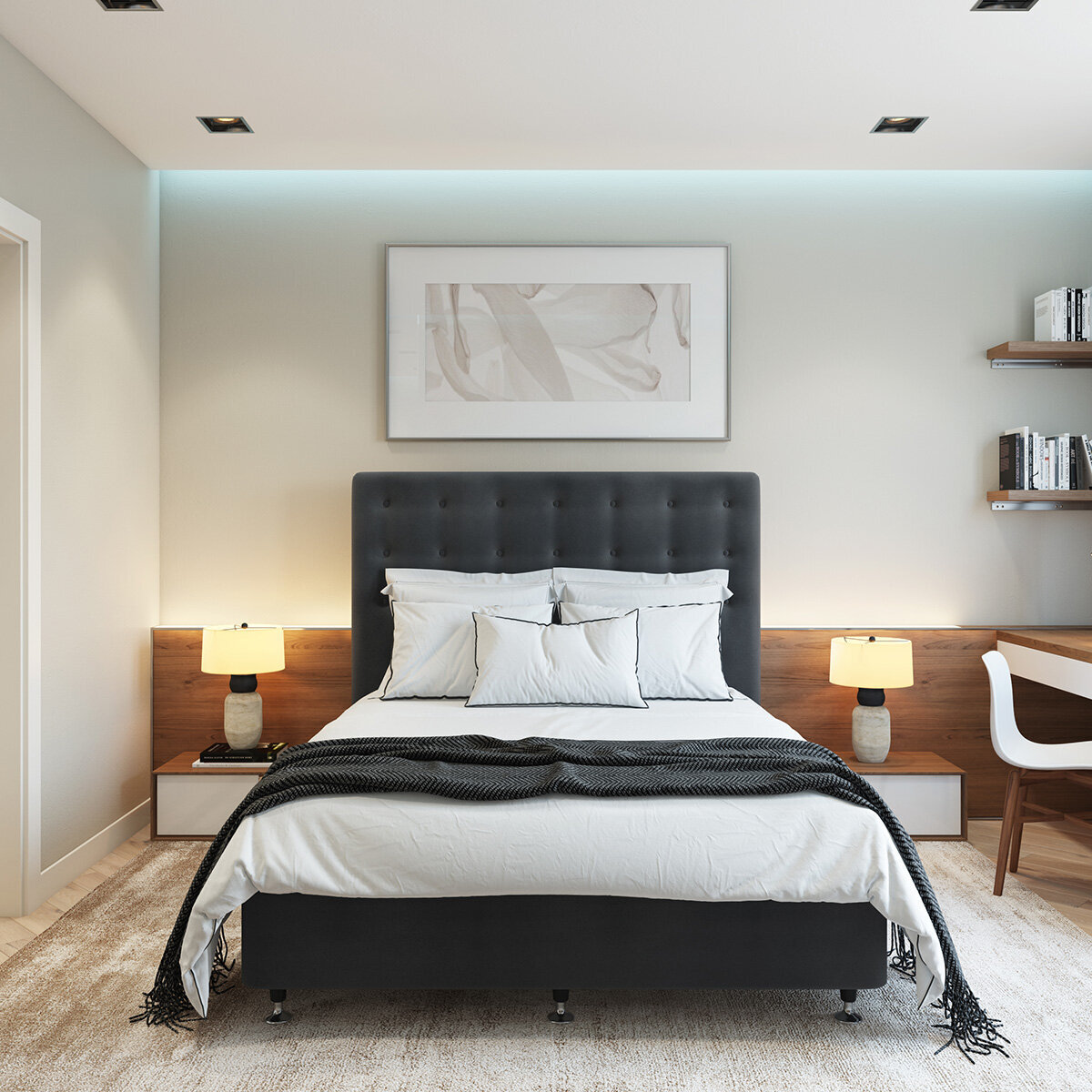 A.H. Beard Domino Oslo Firm Queen Mattress DOSLOFMQUE hero image