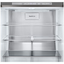 LG 506L French Door Fridge with Slim In-Door Ice and Water Dispenser Stainless Steel GF-L500PL hero image
