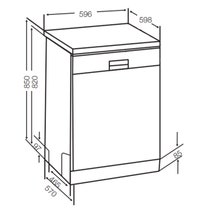 Westinghouse Freestanding Dishwasher WSF6606XA hero image