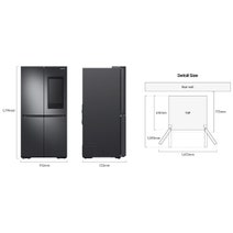 Samsung 640L Family Hub French Door Frost Free Smart Refrigerator SRF7900BFH hero image