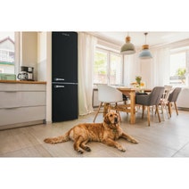 Linarie Annecy 242L Retro Bottom Mount Fridge Black LKCO250BLACK hero image