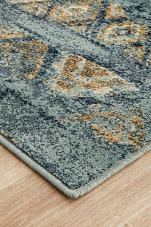 Rug Culture Oxford Medium Blue Rug 300X80CM - OXF-430-BLU-300X80 hero image