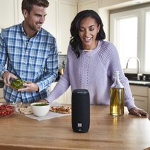 JBL JBLLINK20BLKAU Link 20 Portable Smart Speaker With Google Assistant Black hero image