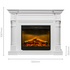Dimplex Winston 2kW Winston Mantel with LED Firebox Electric Heater WTN20-AU image NaN