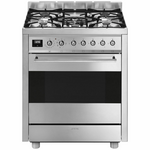 Smeg 70cm Dual Fuel Freestanding Oven CS7GMXA hero image