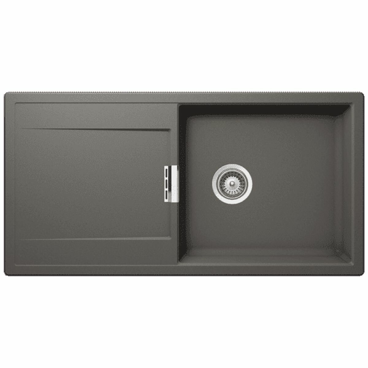 Abey Schock Mono Single Bowl with Drainer Stone MD-100LS hero image