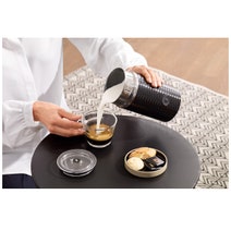 DeLonghi Pixie Nespresso Capsule Coffee Machine Silver and Aeroccino3 EN127SAE hero image