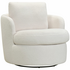 Kalona Toledo Ivory Swivel Armchair  - 186SA-1P-TX3171 image NaN