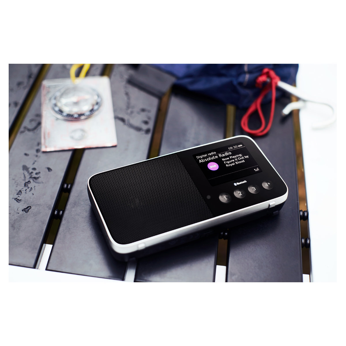 Pure 152224 Move T4 Portable Rechargeable Bluetooth DAB+ and FM Radio Black hero image