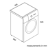 Hisense HWFL1014V 10kg Front Load Washing Machine image NaN