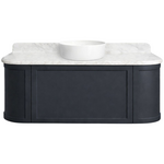 Turner Hastings Evara 120x53 Wall Hung Vanity with Real Marble Top To Suit Above Counter Basin Aegean Blue NTH EV125-AB-NTH hero image