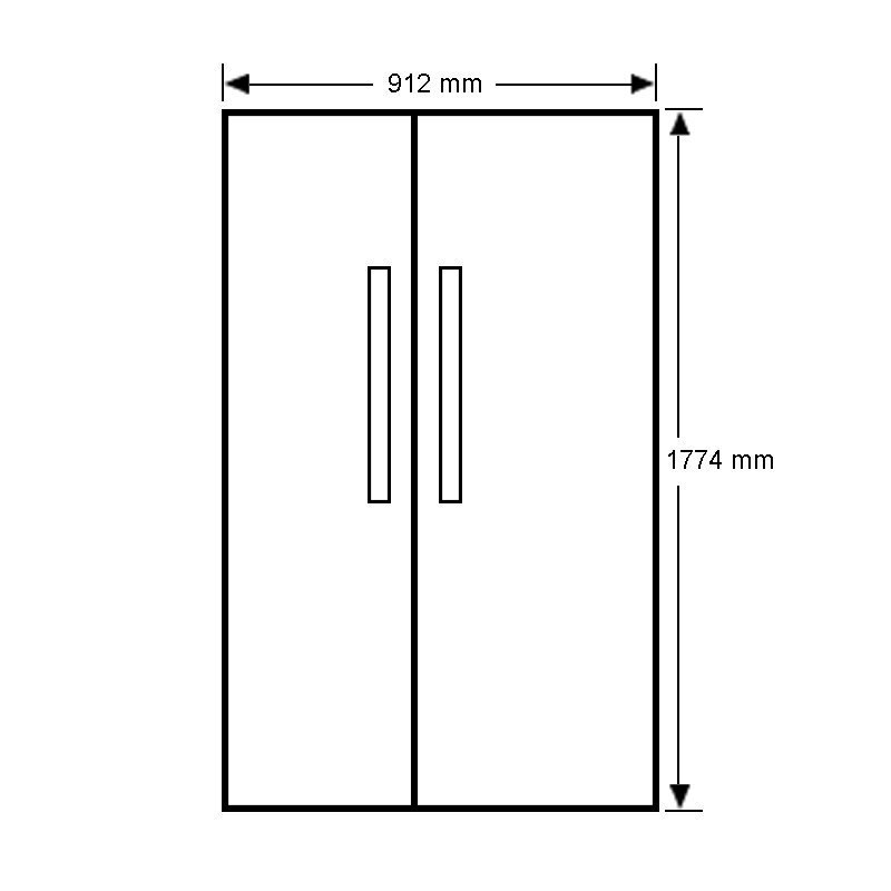 Samsung SRS636SCLS 636L Side by Side Fridge hero image