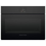Fisher & Paykel Series 9 60cm Minimal Compact Handleless Combi-Steam Oven Black Glass OS60NMTNB1 hero image