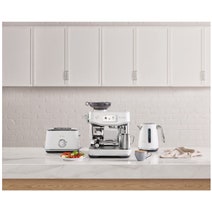 Breville the Barista Touch Impress Espresso Machine Sea Salt BES881SST hero image