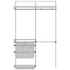 Elfa Advanced 1253mm Wardrobe Pack 11993 image NaN
