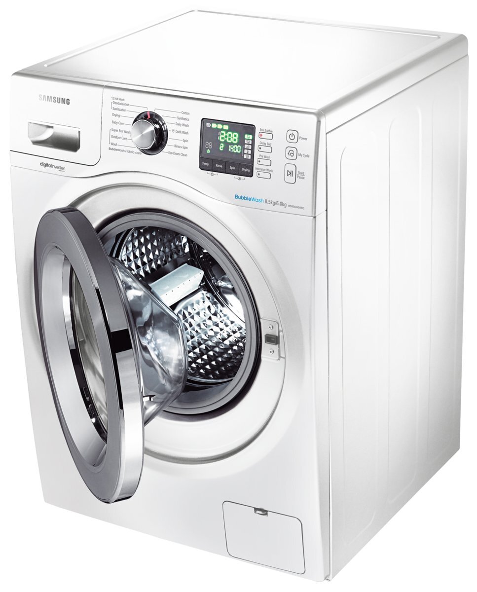 Samsung WD856UHSAWQ 8.5kg Washer 6kg Dryer Combo hero image