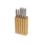 Joseph Joseph Elevate Steel Knives Bamboo 5-piece Knife Block Set 10564 hero image