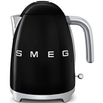 Smeg 50s Retro Style Aesthetic Electric Kettle Black KLF03BLAU hero image
