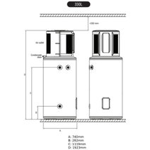 Envirosun 330Ltr Heat Pump Hot Water System ES330M9 hero image