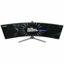 Samsung 49 Inch Curved QLED Monitor with Dual QHD LC49RG90SSEXXY hero image
