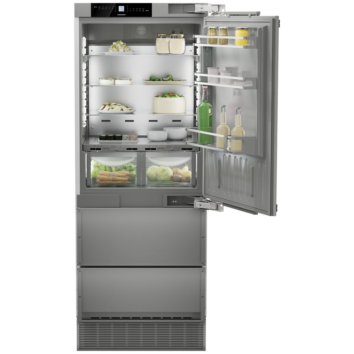 Liebherr 402L Integrated Bottom Mount Fridge Right Hinge ECBN7870RH hero image