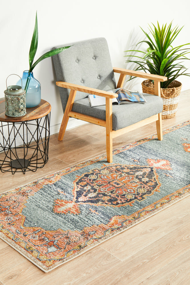 Rug Culture Legacy Extra Large Multi-coloured Rug 500X80CM - LEG-862-RUST-500X80 hero image
