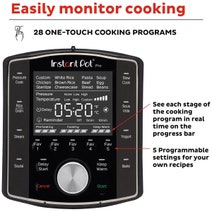Instant Pot 8Ltr Pro Multi-Cooker-Black 113-0076-01-AU hero image