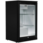 Smart 118L Heated Glass Alfresco Drinks Chiller Black SMA1840BLK hero image