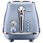DeLonghi Icona Capitals 2 Slice Toaster Amsterdam Blue CTOC2003LA hero image