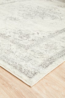 Rug Culture Century Medium Grey & Off White Rug 230X160CM - CEN-977-SILV-230X160 hero image