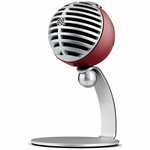 Shure Motiv MV5 Digital Condenser Microphone Red SHR-MV5-R-LTG hero image