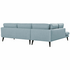 Kalona Vejle Neptual 2.5 Seater Left Facing Chaise Sofa 31279-RAF-FRD33 image NaN