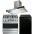 Smeg 90cm Freestanding Dual Fuel Oven/Stove, 90cm Canopy Rangehood & Freestanding Dishwasher Pack SMEGSTYLEPACK3 image NaN
