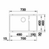 Blanco Single Bowl Undermount Sink with 2 Level Configuration SUBLINE700ULGK5 image NaN