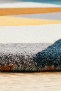 Rug Culture Matrix Small Saffron Rug 150X150CM - MTX-902-SAF-150X150 hero image