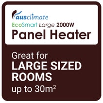 Ausclimate EcoSmart Large 2000W Panel Heater ACPH730 hero image