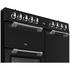 Beko 90cm Multifunction Dual Fuel Black Freestanding Oven BRC916GMB image NaN