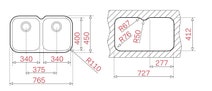 Teka TBEU2B765 Classic Double Bowl Undermount Sink hero image