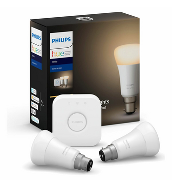 Philips Hue B22 White Starter Kit HUEWB22KITBT