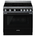 Smeg 90cm Portofino Freestanding Electric Oven/Stove CPF9IPBL  hero image